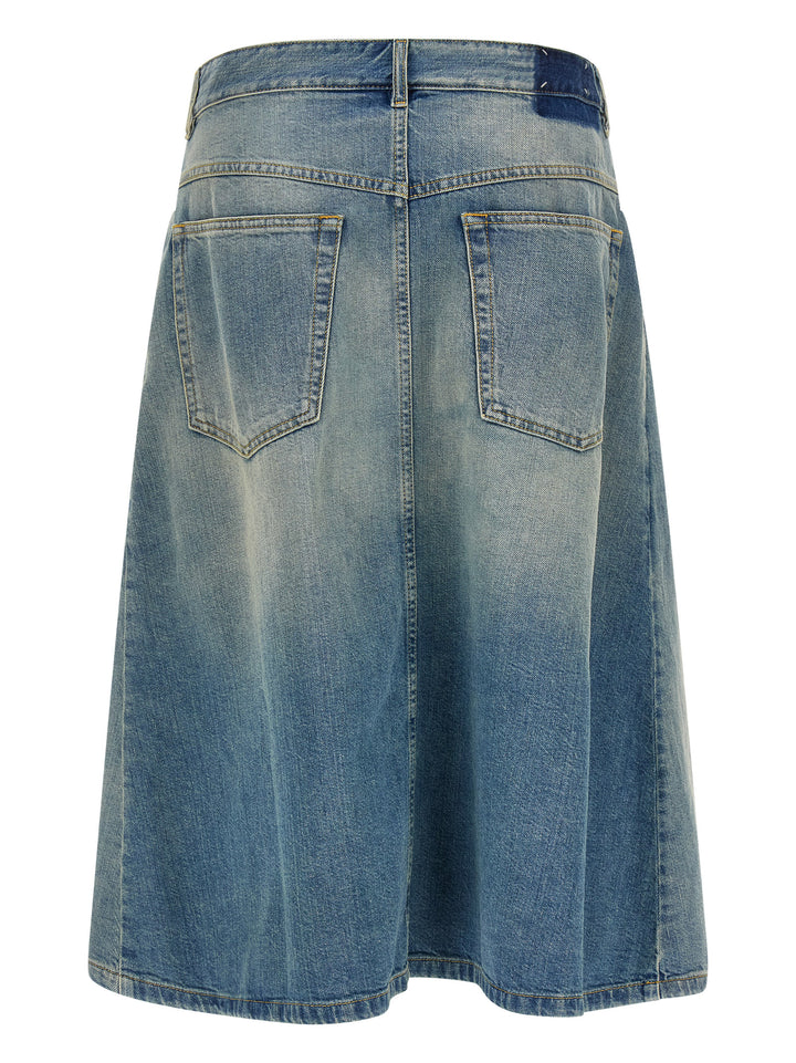 Maison Margiela Wrap Skirt Gonne - Celeste | 734ba93790d3cc18cfa7bea3be4028293abaee13