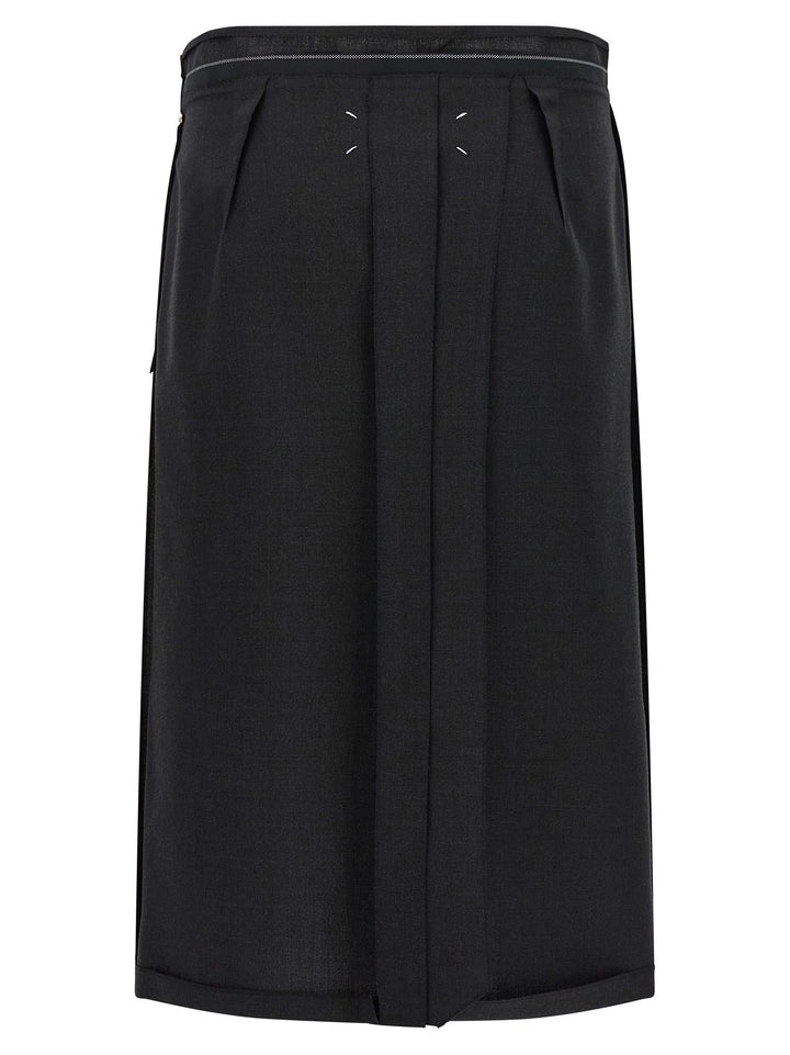 Maison Margiela Anonymity Of The Lining Gonne - Nero | acf0f3277947f7be866f182745ee5ba66c7c8023