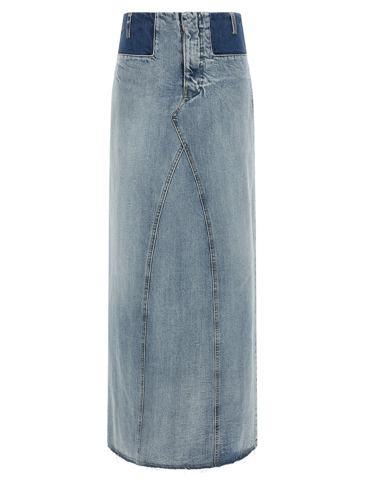 Maison Margiela Denim Skirt Gonne - Celeste | 5fcfdec94429e06983593fdf182a653a9b475e59