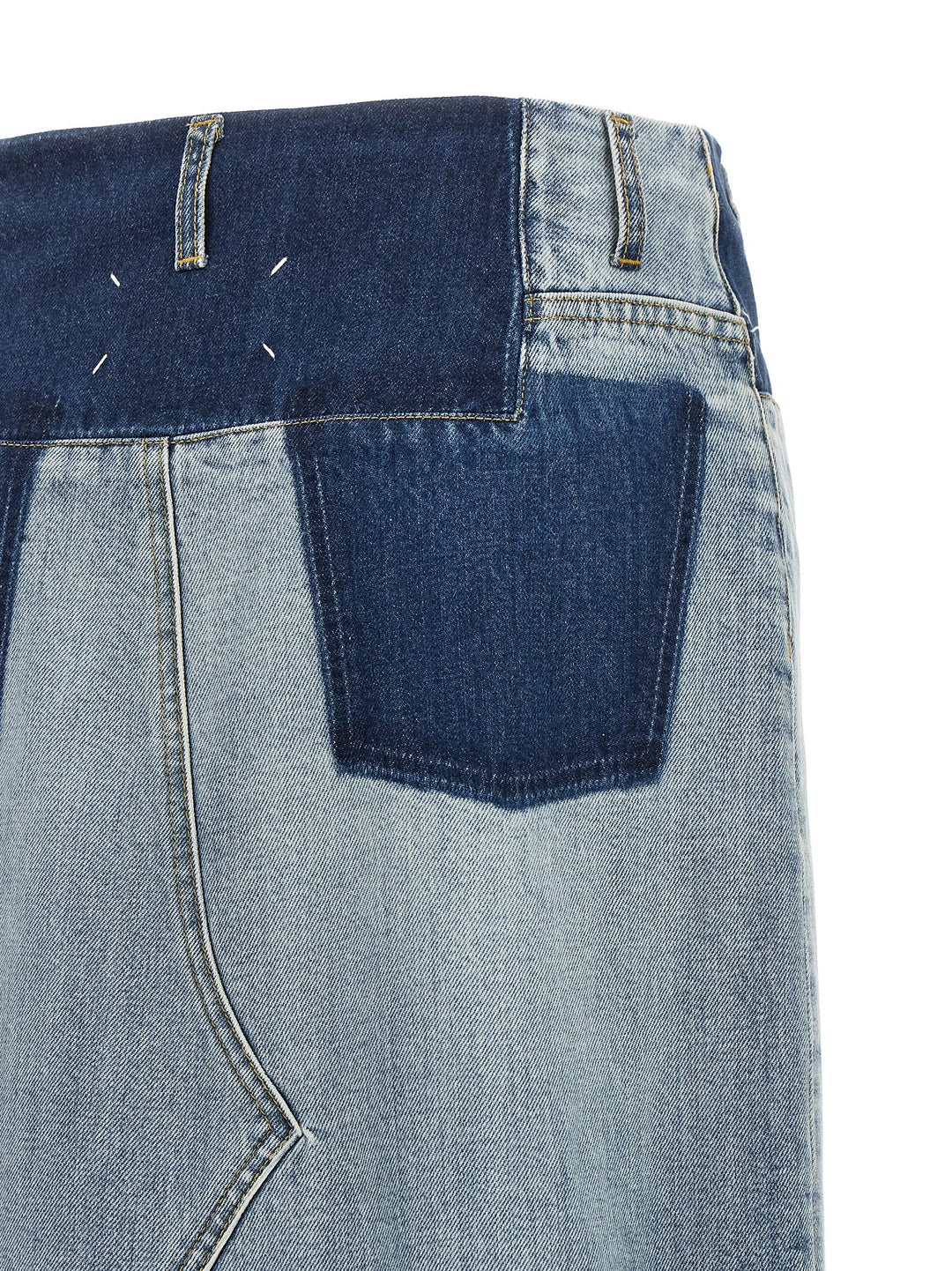 Maison Margiela Denim Skirt Gonne - Celeste | ea7edd05503afd95abf3a815fb6a1c355812d8d1