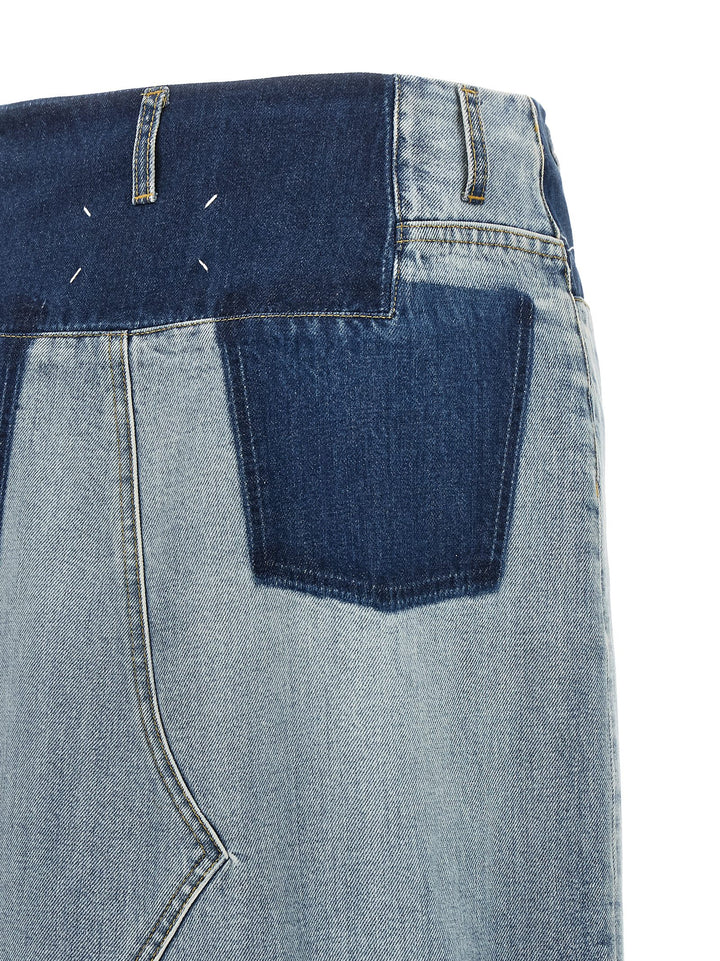 Maison Margiela Denim Skirt Gonne - Celeste | ea7edd05503afd95abf3a815fb6a1c355812d8d1