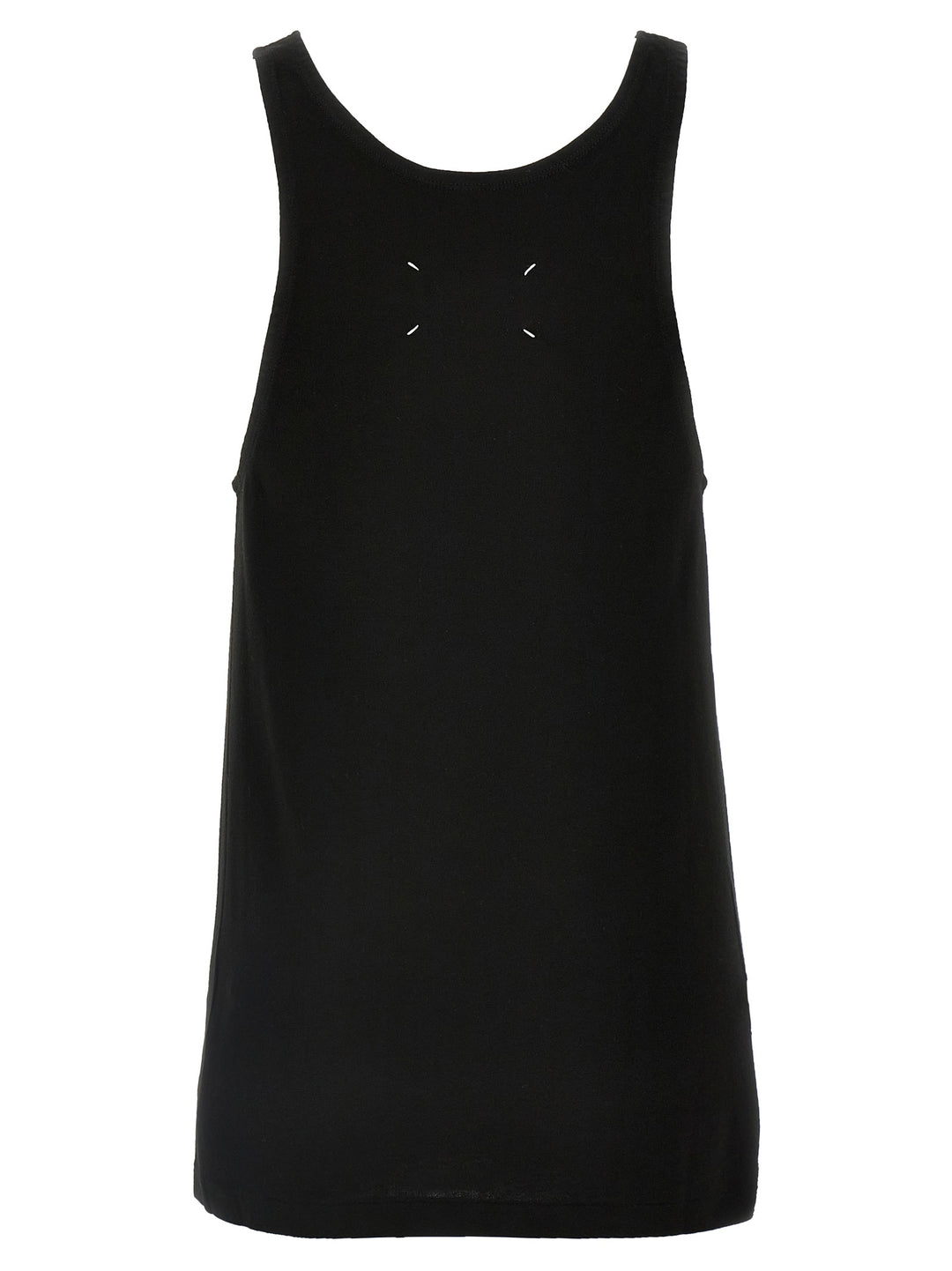 Maison Margiela Logo Tank Top Top - Nero | e3e5046adebec7e8a8138930f84093a4adb616a1