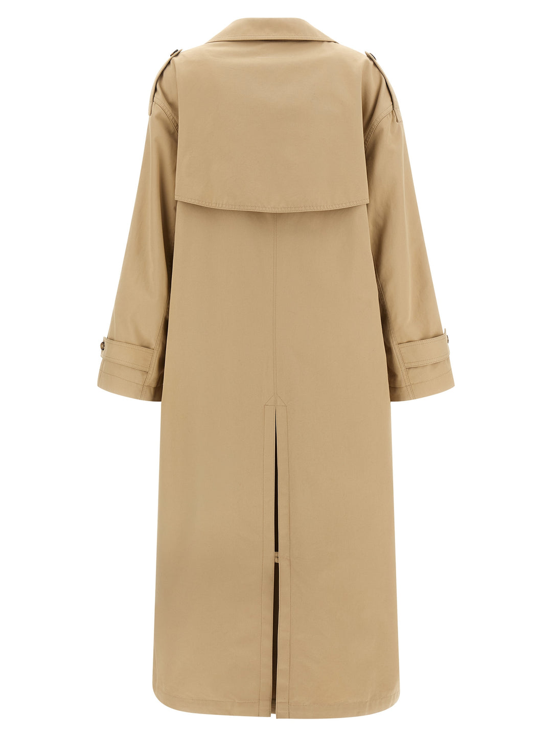 Mm6 Maison Margiela Trench Coat With Gloves Trench e Impermeabili - Beige | e232ed0d0462f5985f4e0e1ad2280d29339d8ecc