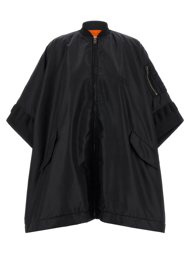 Mm6 Maison Margiela Numeric Signature Mm6 Puffer Jackets - Nero | d8b1821071434de70e38b75da710e57951159350