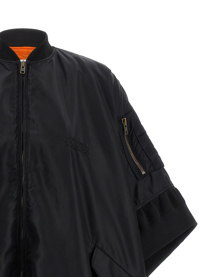 Mm6 Maison Margiela Numeric Signature Mm6 Puffer Jackets - Nero | d5559cc07edaa0c31ee438876f1839b3043f5f13