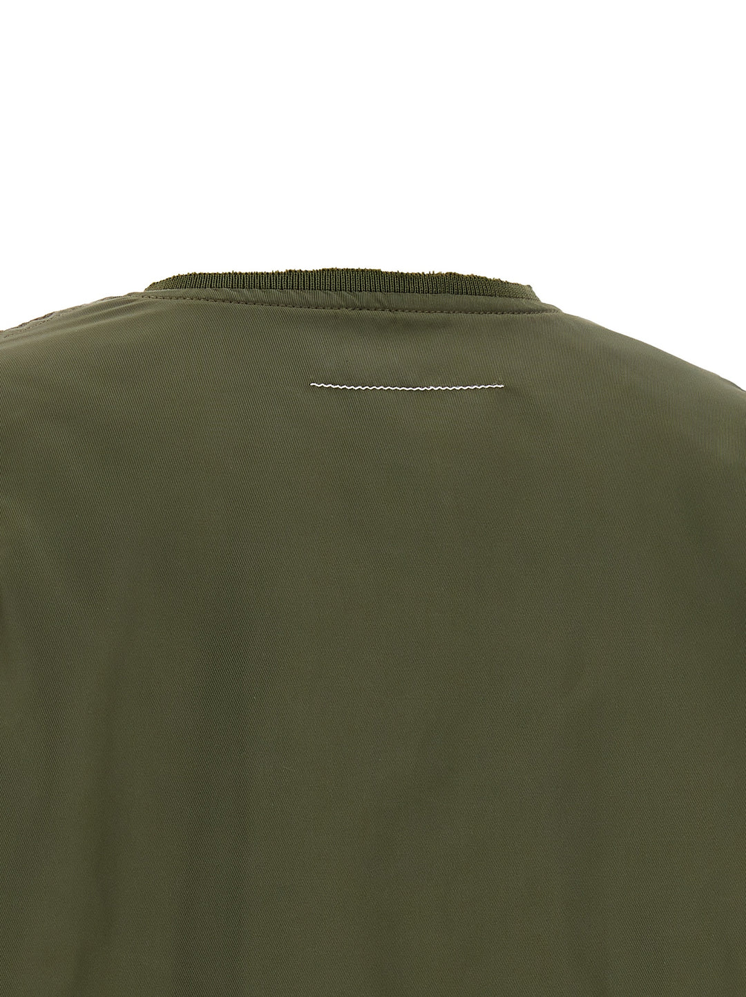 Mm6 Maison Margiela Sculptural Hem Jacket Puffer Jackets - Verde | 5506789f8ad0cf8c2cc42ec4809258c1ed3fd81a