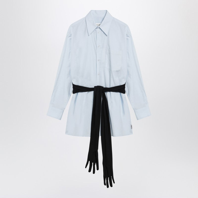 Mm6 Maison Margiela Shirts & Tops - Celeste | 1aa560d716c9d351cf0b9374cc23c4845d75bb27
