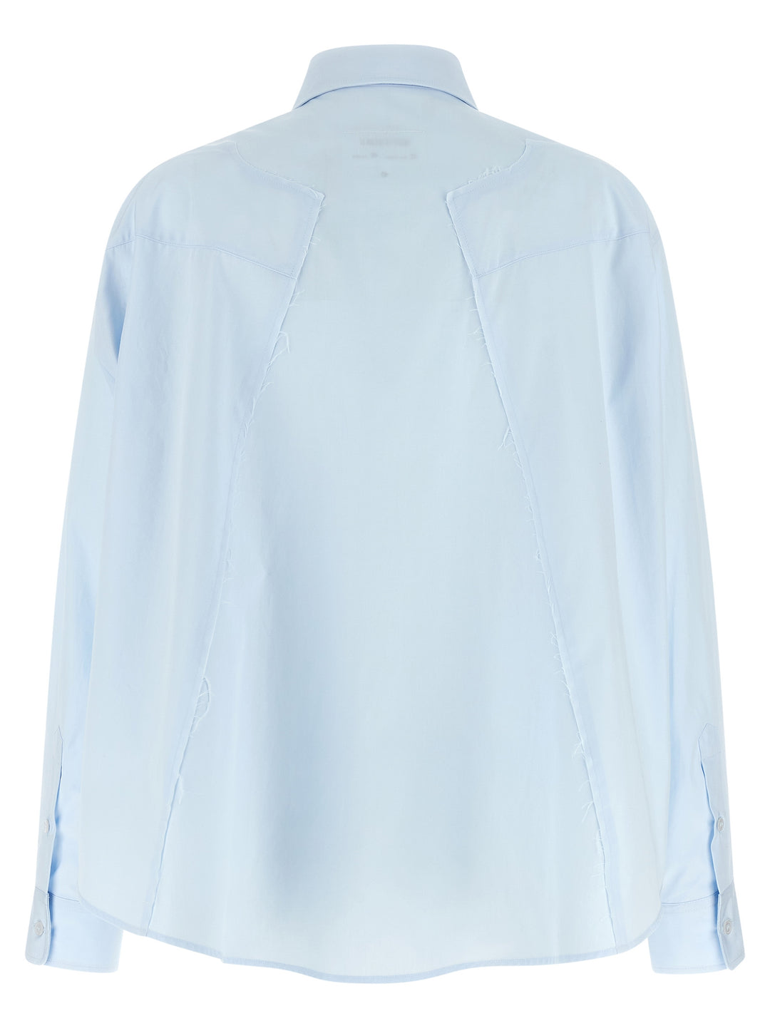 Mm6 Maison Margiela Poplin Shirt Camicie - Celeste | e0190002e4b691a17c1909dc26caeb1606f7d13e