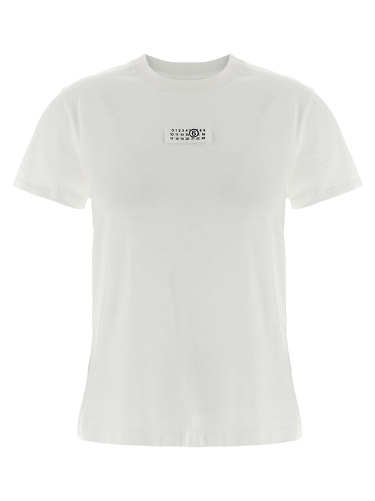 Numeric Signature Mm6 T Shirt Bianco