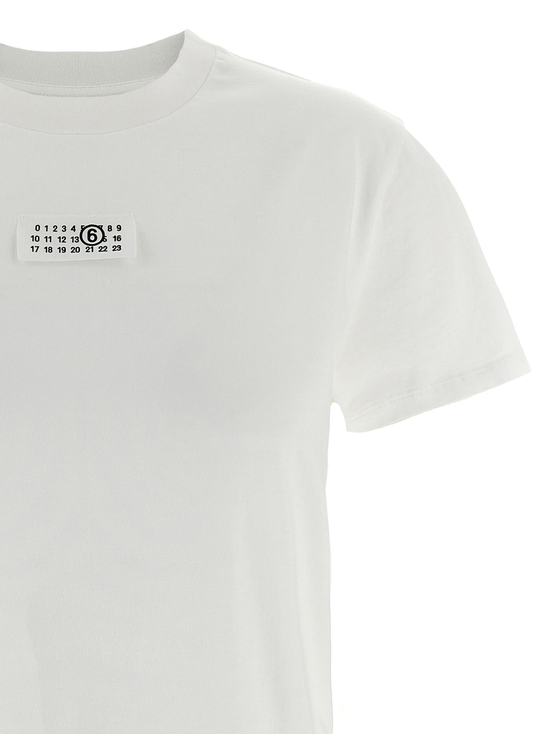 Mm6 Maison Margiela Numeric Signature Mm6 T shirt - Bianco | b490309adb0a88dbaf35f6d5d596fca9d3113ddd