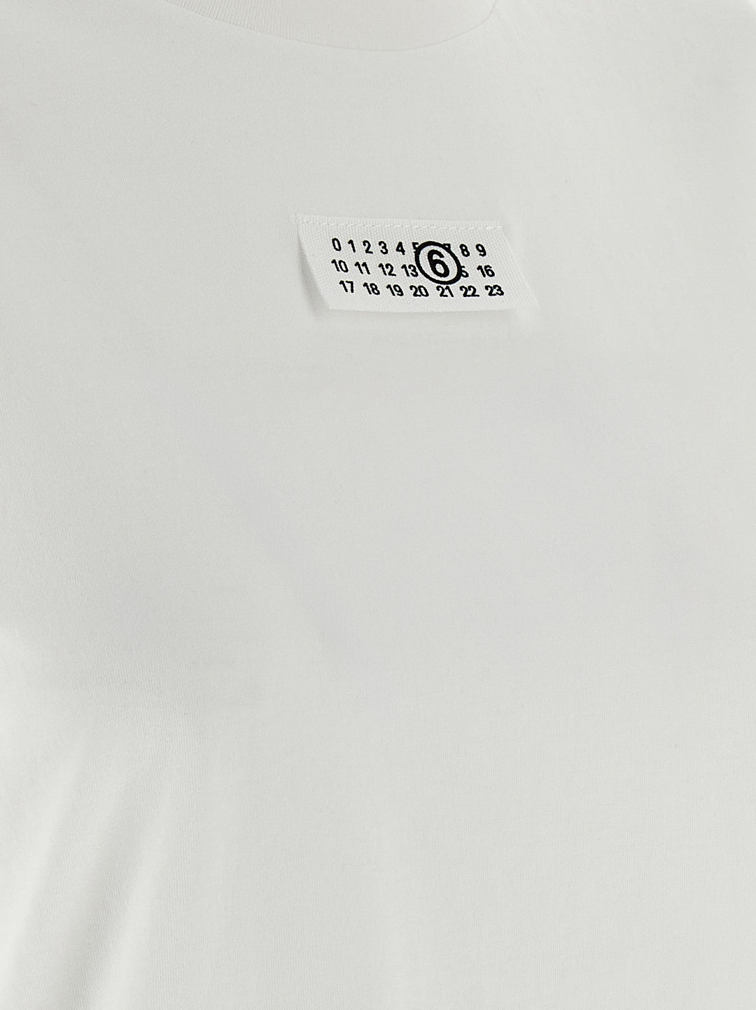 Mm6 Maison Margiela Numeric Signature Mm6 T shirt - Bianco | 5bff84ae91fa41c9ed3efebbd159077c4c896acd