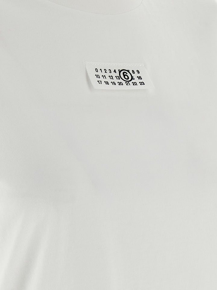 Mm6 Maison Margiela Numeric Signature Mm6 T shirt - Bianco | 5bff84ae91fa41c9ed3efebbd159077c4c896acd