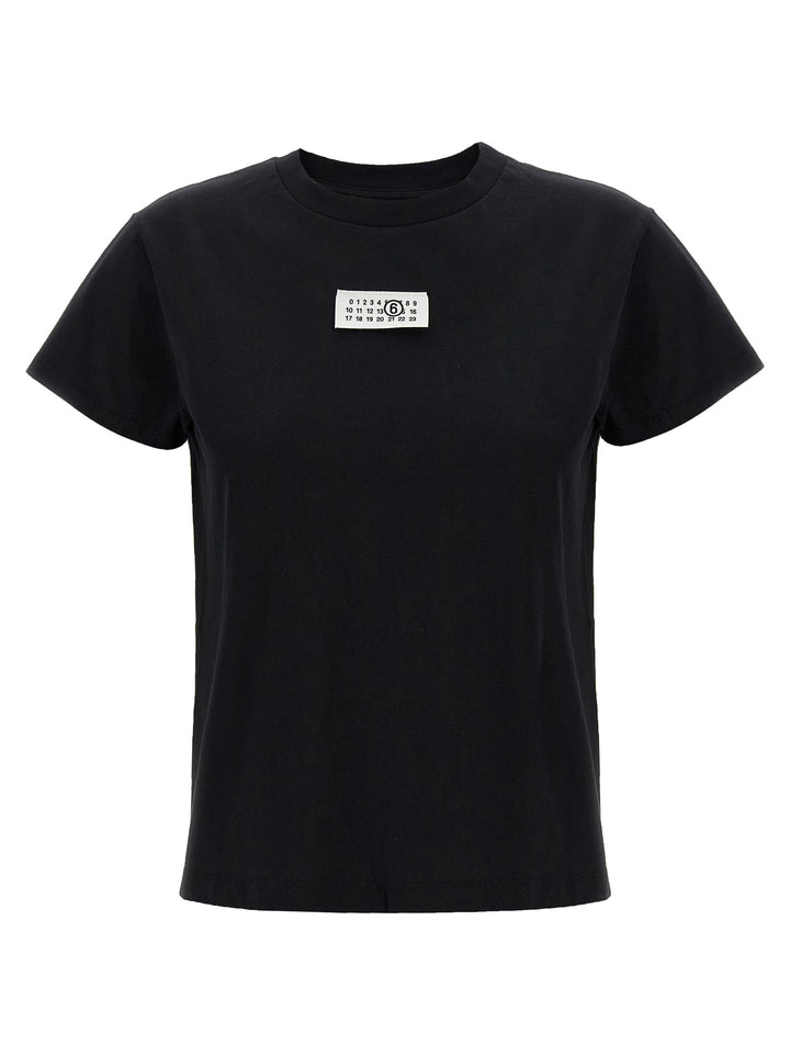 Mm6 Maison Margiela Numeric Signature Mm6 T shirt - Nero | 4e8e05040691b31aa62962521f06a2bc9c9c13a0