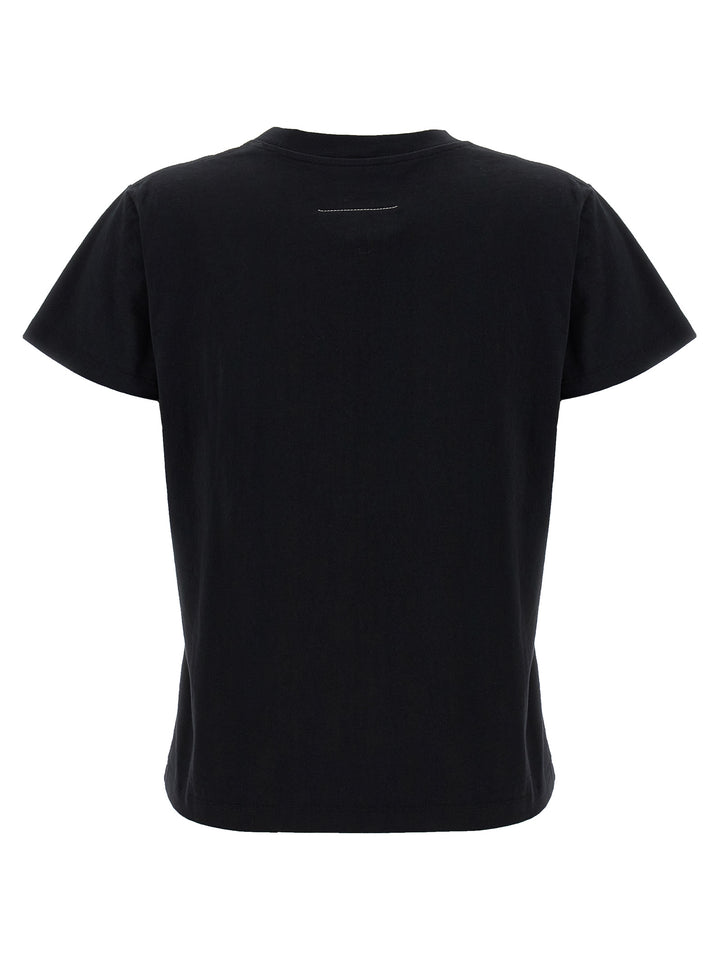 Mm6 Maison Margiela Numeric Signature Mm6 T shirt - Nero | 6c56f0c757bf172f062b043ac818877cf92f4d70