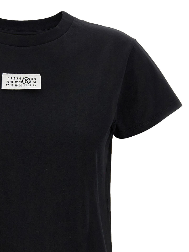 Mm6 Maison Margiela Numeric Signature Mm6 T shirt - Nero | e93b2665286a7987dd201d74483e0331c6ceb23a