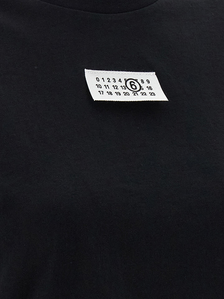 Mm6 Maison Margiela Numeric Signature Mm6 T shirt - Nero | 1b47c61e744cd4c90d3b4e2fa9e82e69b8d7dd8e