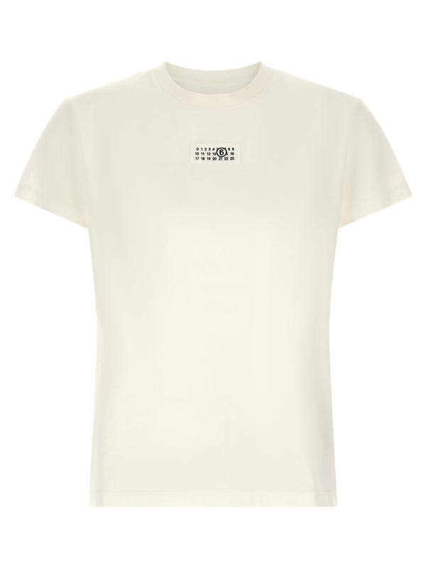 With Logo T Shirt Bianco