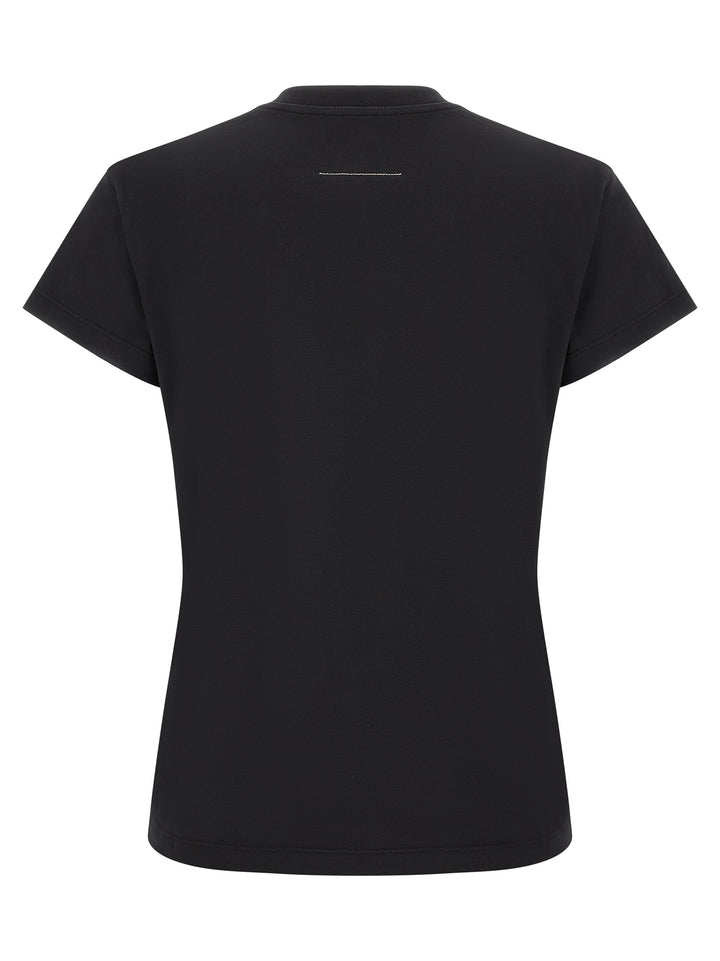 Mm6 Maison Margiela Numeric Signature Mm6 T shirt - Nero | ed69124dab491b3bb1a92526039d616d9f9e8a57