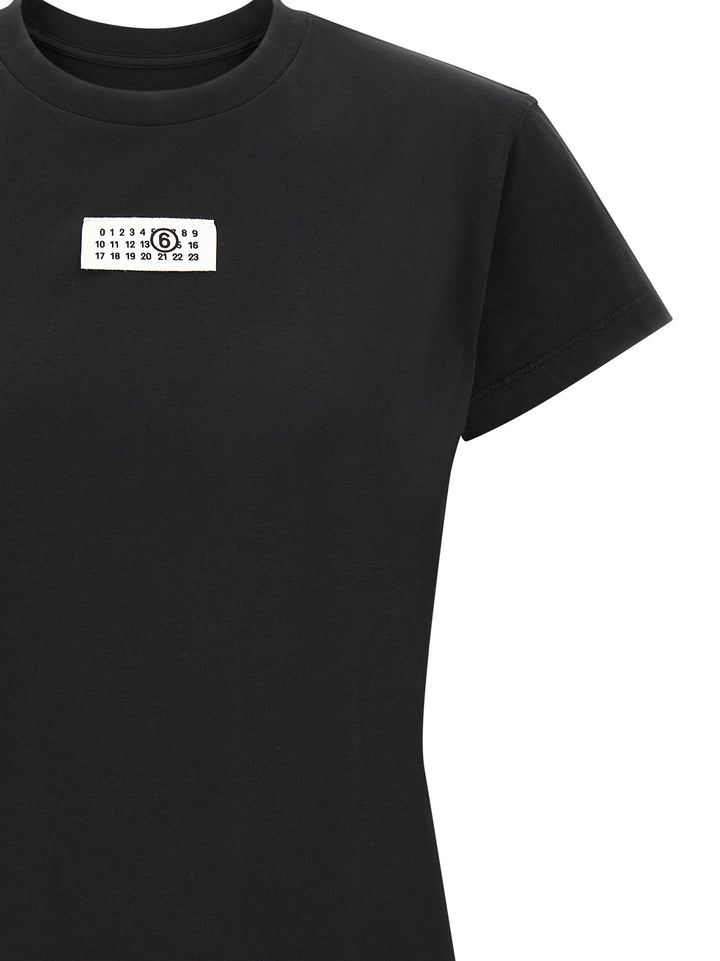 Mm6 Maison Margiela Numeric Signature Mm6 T shirt - Nero | 18d90e83a3aeaacf92515d13a843f667707da98c