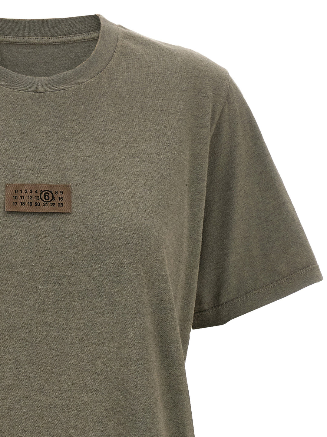Mm6 Maison Margiela Numeric Signature Mm6 T shirt - Grigio | 807f26409a879ede12772187f93d1b6c59c6ef8c