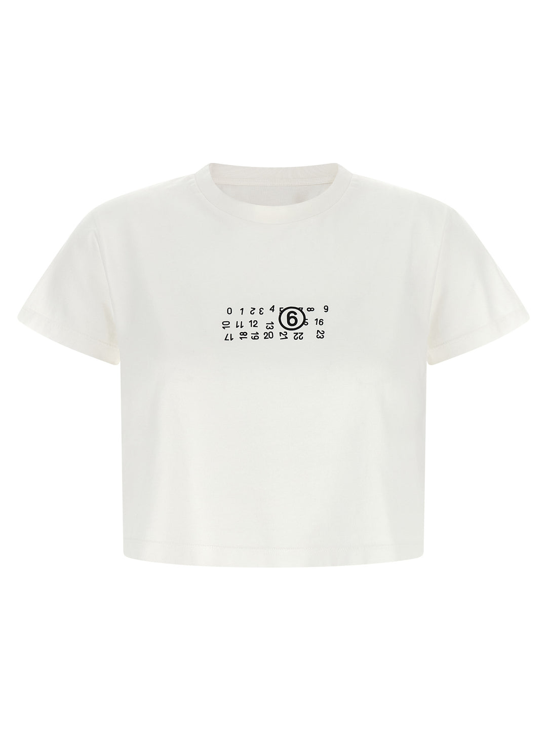 Mm6 Maison Margiela Numeric Signature Mm6 T shirt - Bianco | c67cf981bffb89768b2e56496ea71d6e542b85cc