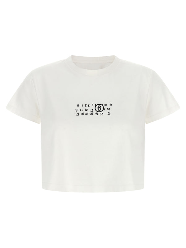 Numeric Signature Mm6 T Shirt Bianco