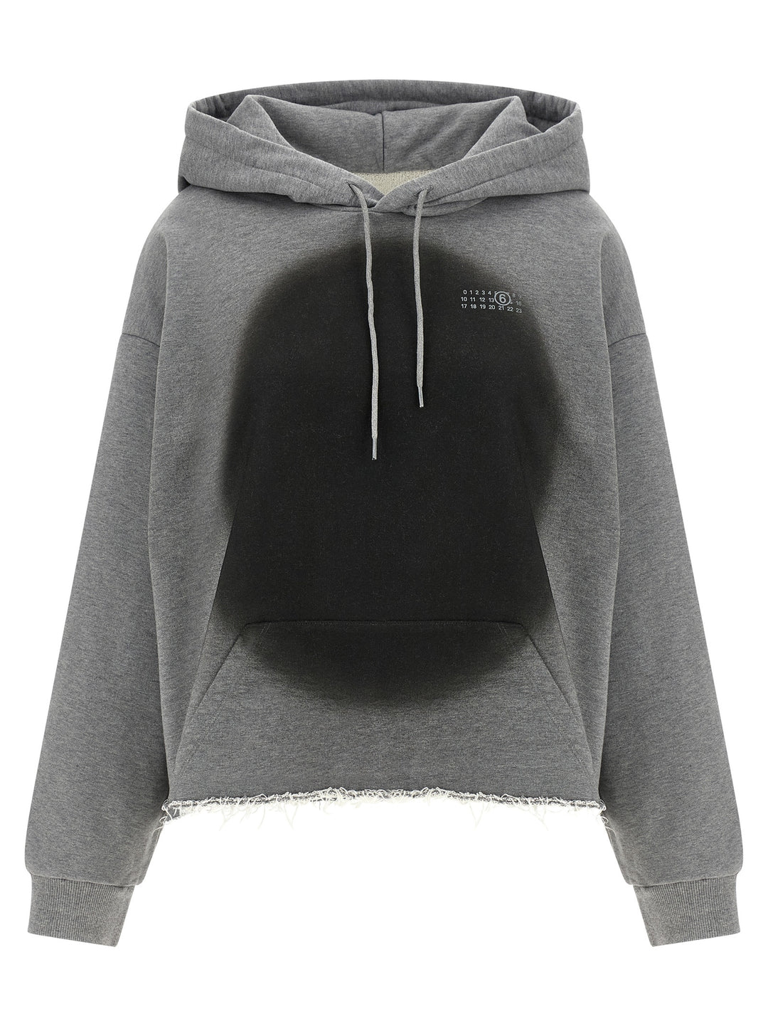 Mm6 Maison Margiela Numeric Signature Mm6 Felpe - Grigio | f89c9c4eee8d28e4aa69e9d659525f81514678d4