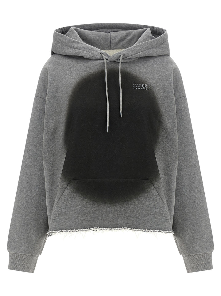 Mm6 Maison Margiela Numeric Signature Mm6 Felpe - Grigio | f89c9c4eee8d28e4aa69e9d659525f81514678d4