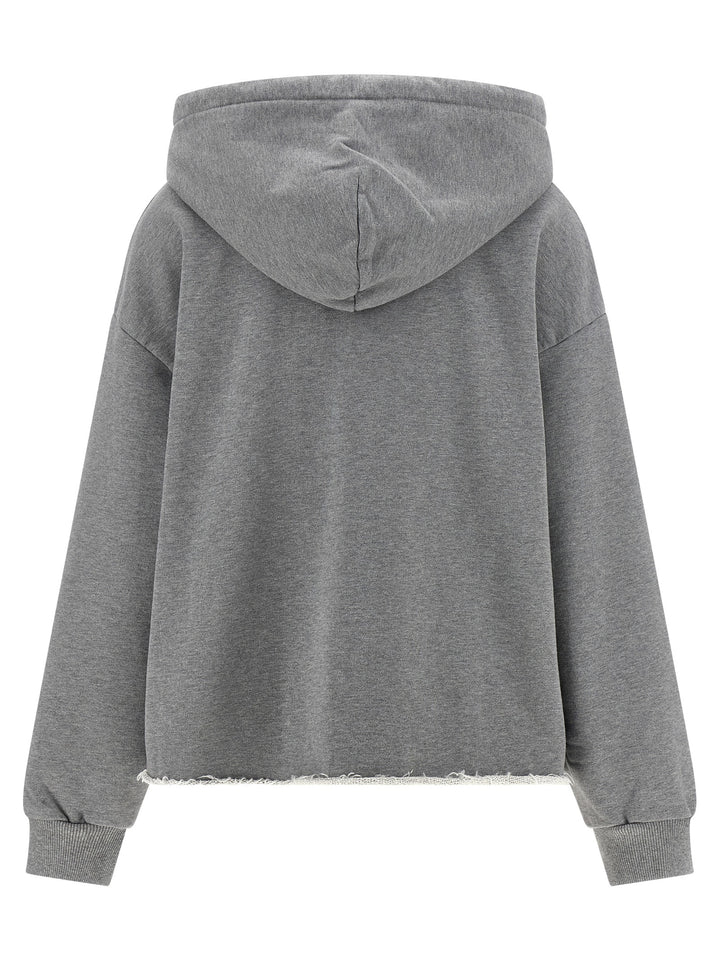 Mm6 Maison Margiela Numeric Signature Mm6 Felpe - Grigio | e7fbb7785d8ec54fe860aa7f056b452a19691e8e