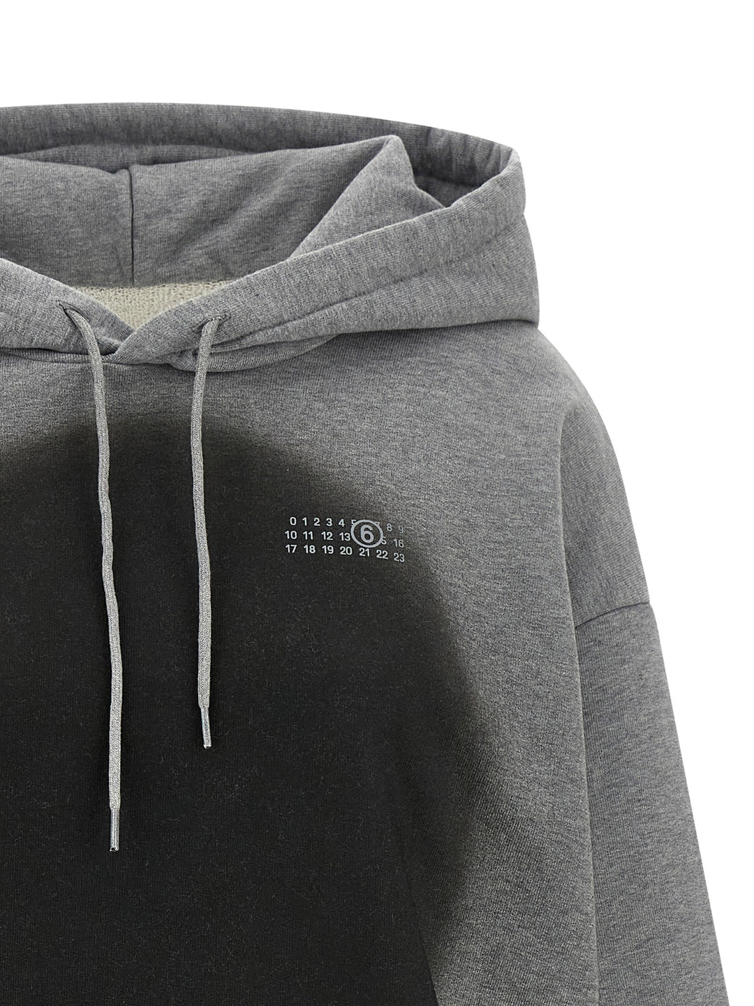 Mm6 Maison Margiela Numeric Signature Mm6 Felpe - Grigio | 1863af561250ad3ded317974942e5b74cd2ff20d