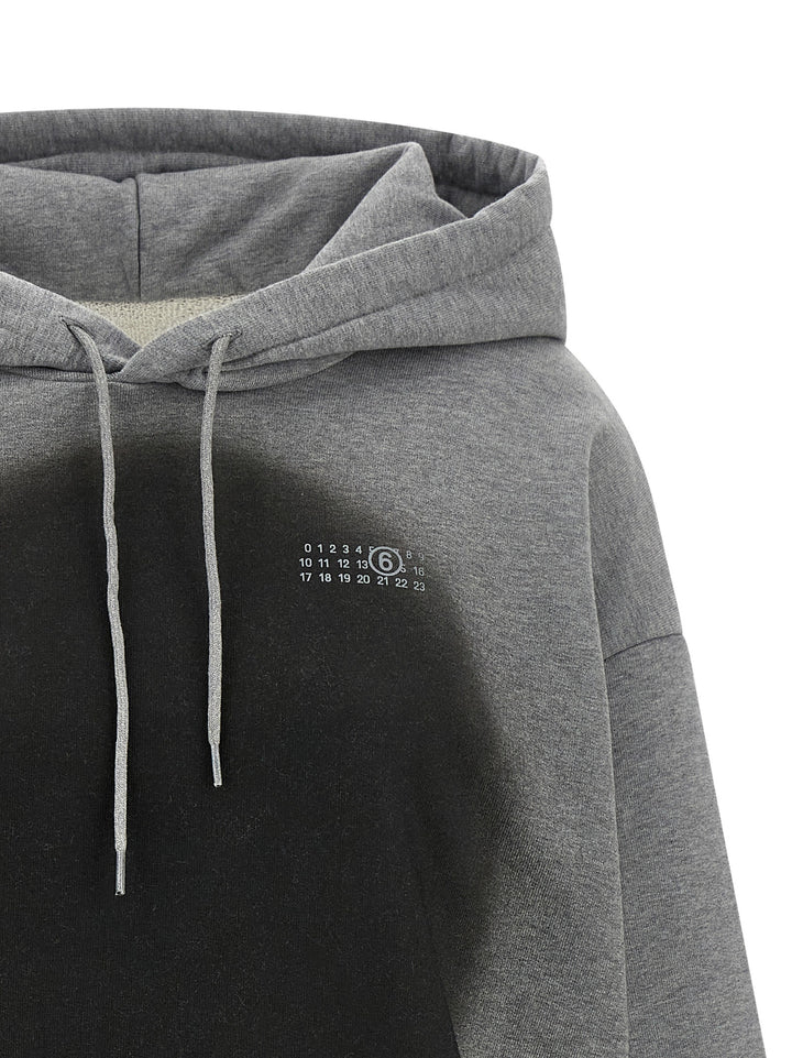Mm6 Maison Margiela Numeric Signature Mm6 Felpe - Grigio | 1863af561250ad3ded317974942e5b74cd2ff20d