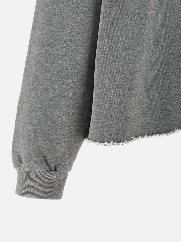 Mm6 Maison Margiela Numeric Signature Mm6 Felpe - Grigio | 53944a4be30645bb9ac36fe967e23b74a286df7c