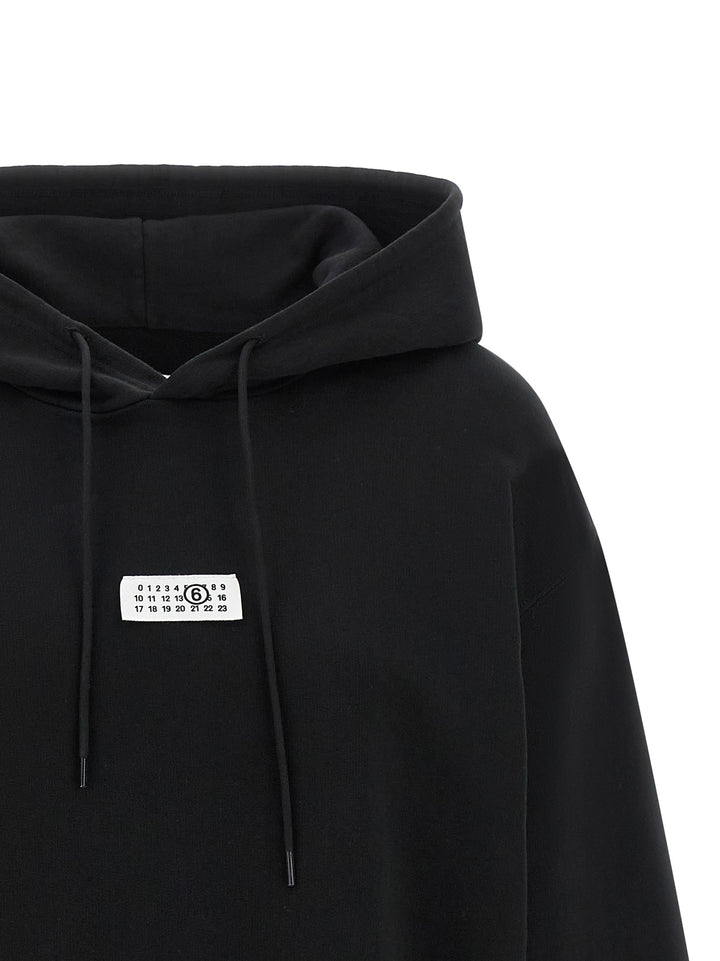 Mm6 Maison Margiela Numeric Signature Mm6 Felpe - Nero | 988c9411dde5dc5aaade2e22fac33e136f4b0574