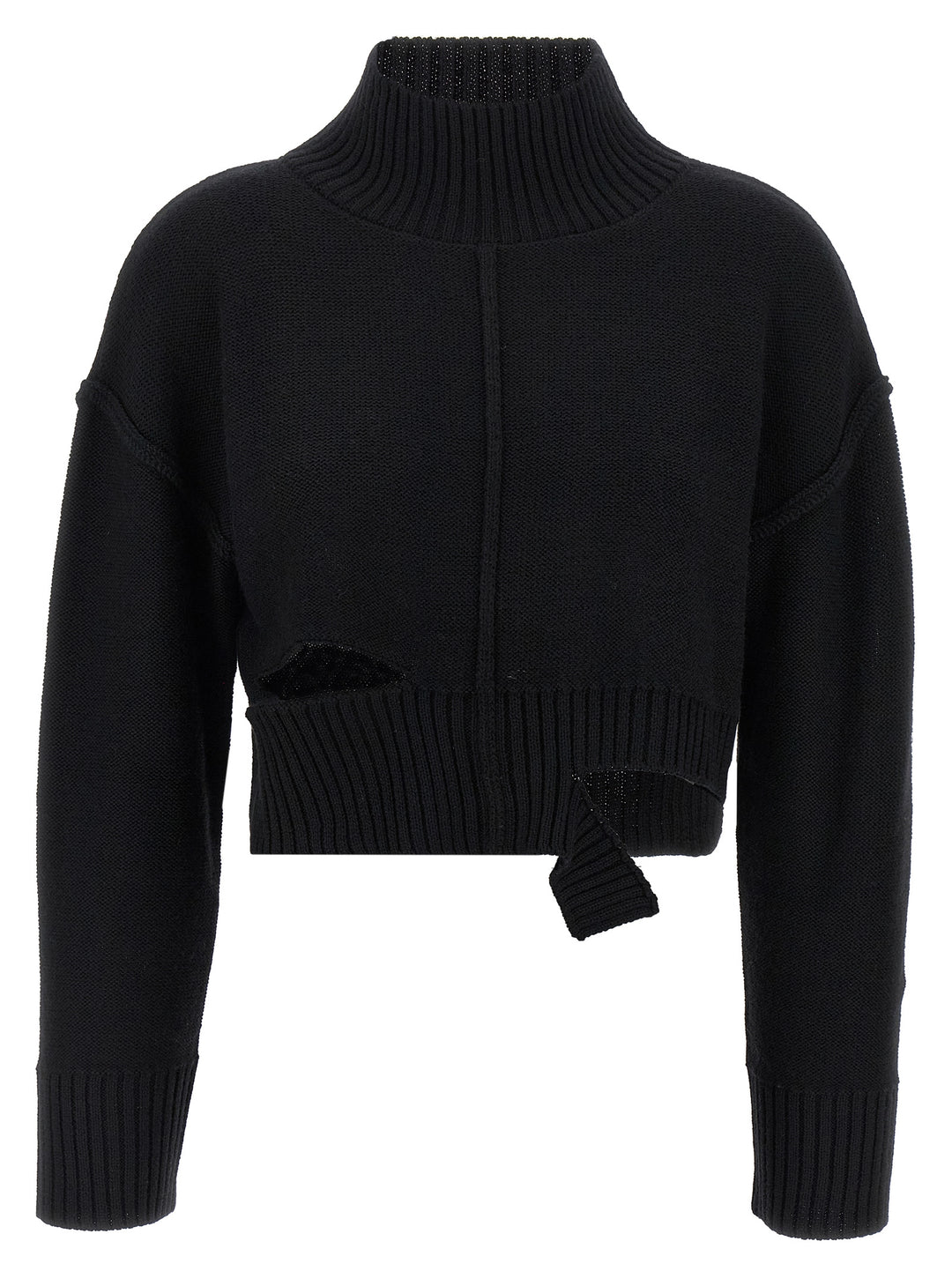 Mm6 Maison Margiela Distressed Sweater Maglioni - Nero | d80cfc4831c97447f8950563b503a9320e9d291a