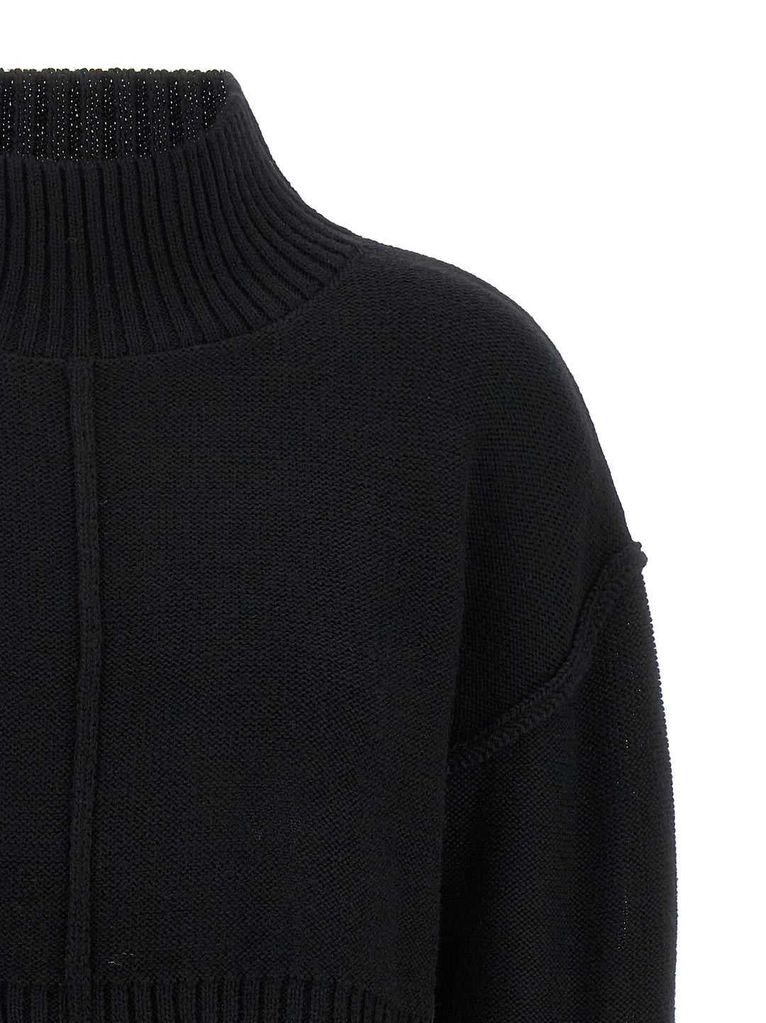 Mm6 Maison Margiela Distressed Sweater Maglioni - Nero | ea246c686c1ab3c07eb40d08a3b60fa1786354df