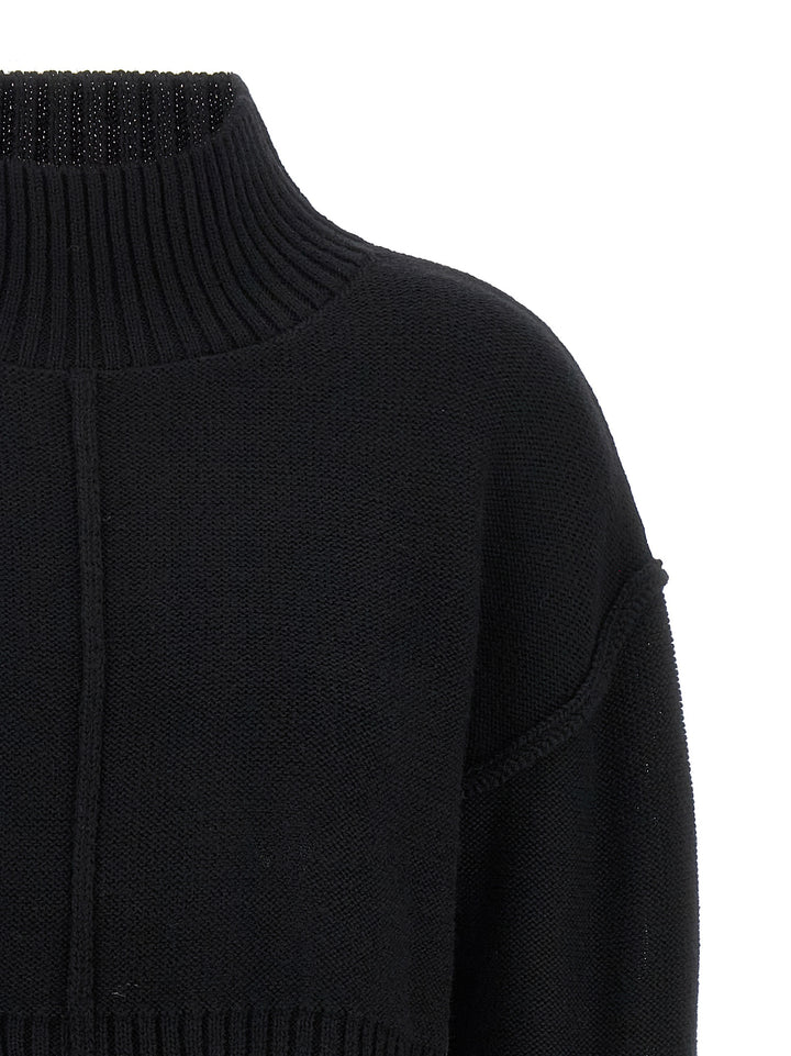 Mm6 Maison Margiela Distressed Sweater Maglioni - Nero | ea246c686c1ab3c07eb40d08a3b60fa1786354df