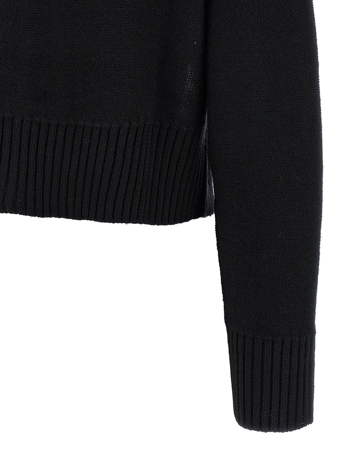 Mm6 Maison Margiela Distressed Sweater Maglioni - Nero | 472606fb96c3965f0614667db793cb7b7dee6753