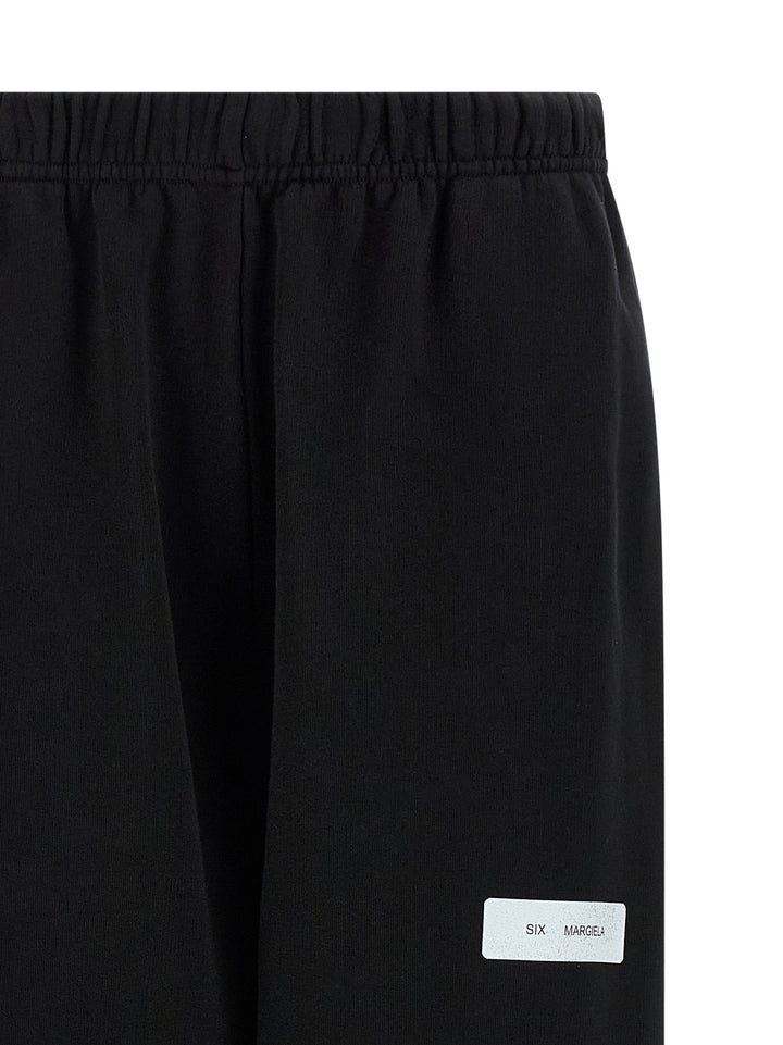 Mm6 Maison Margiela Sweatshirt Joggers Pantaloni - Nero | 253ac9b060721b885480dbec8be107aa0b738b81