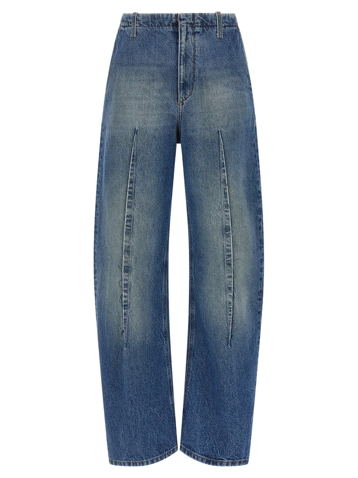 Mm6 Maison Margiela Vertical Pinch Jeans - Blu | cbaa05ca0b6ac7c505232d0ecd74d97f0a1cb719