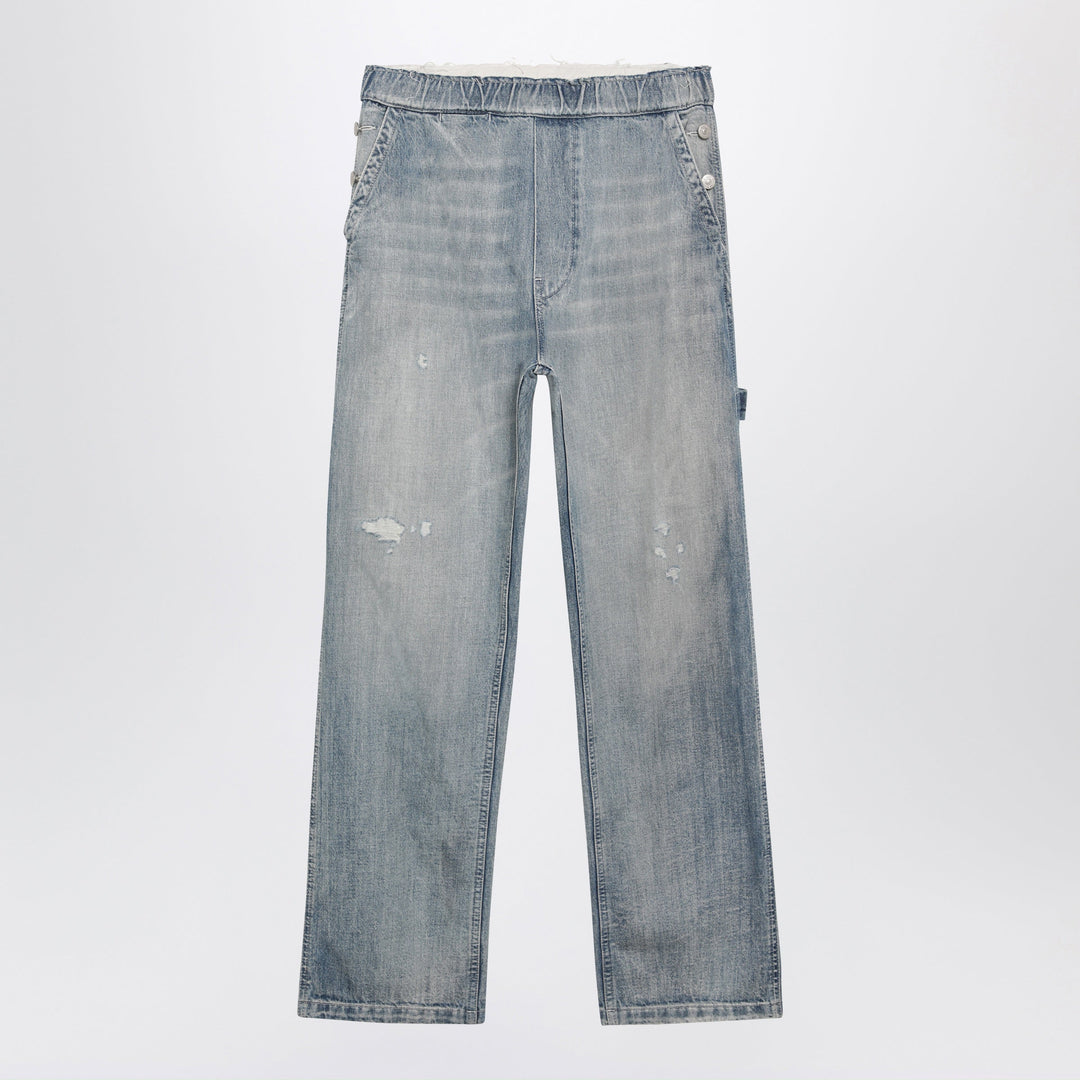 Mm6 Maison Margiela Pantaloni - Blu | cdcc6416fa9432e67a15f7e980186f32a7055500