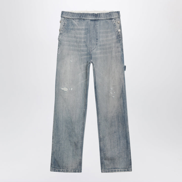 Mm6 Maison Margiela Pantaloni - Blu | cdcc6416fa9432e67a15f7e980186f32a7055500