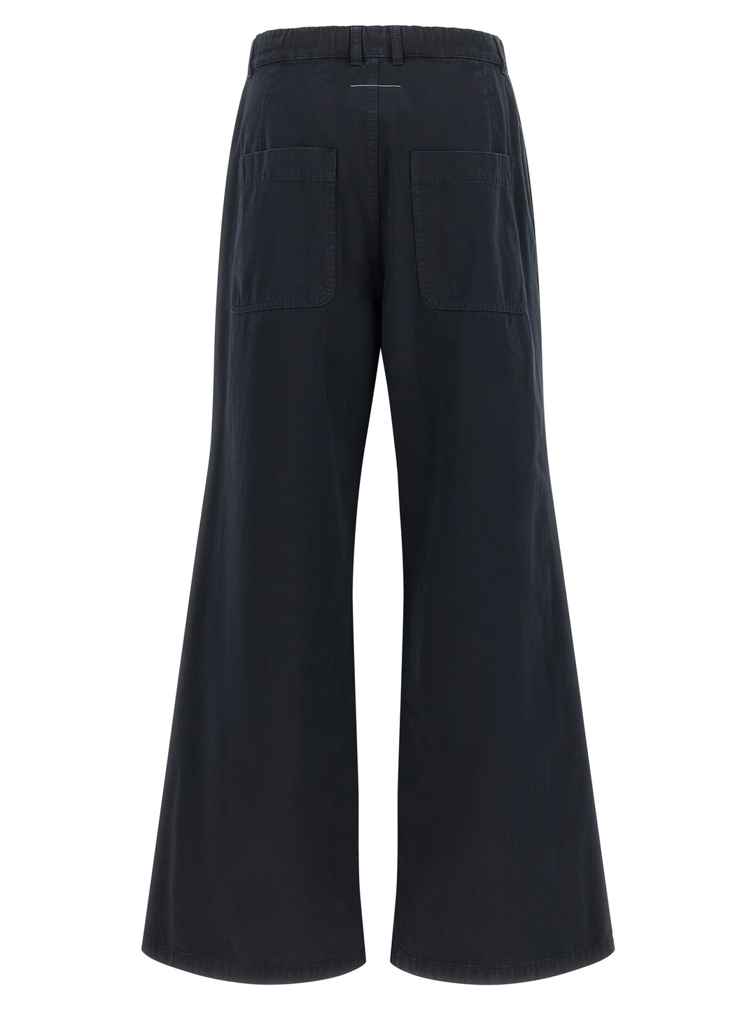 Mm6 Maison Margiela White Stitch Line Pantaloni - Blu | 3a97ccc6abd6cd41da5befe6edd873eb127e4350