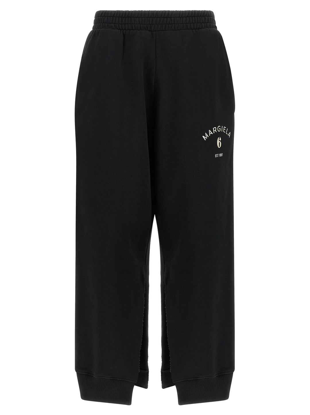Mm6 Maison Margiela Split Joggers Pantaloni - Nero | eb5bb68f0deb557ef33ab3e109bed1692db88739