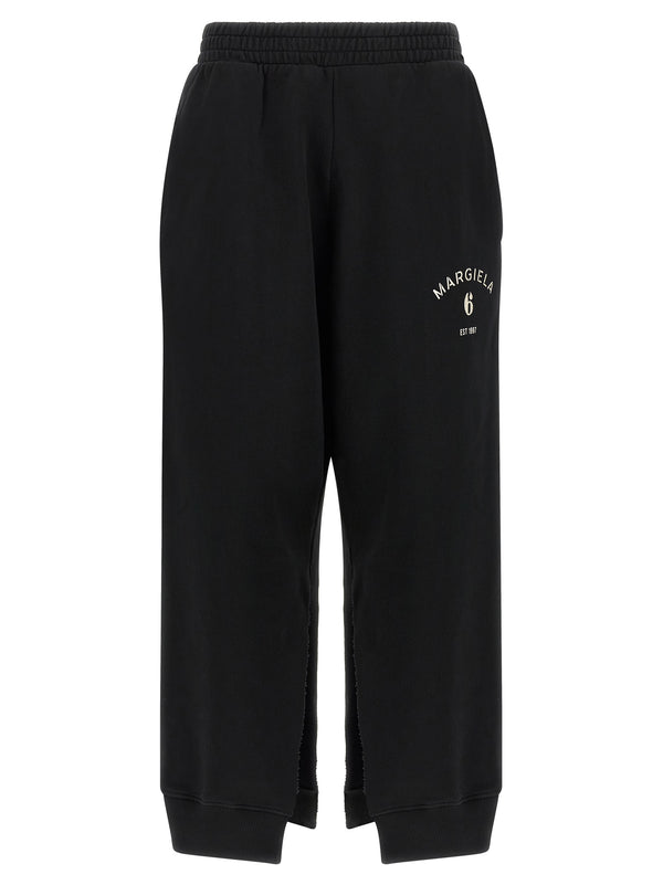 Split Joggers Pantaloni Nero