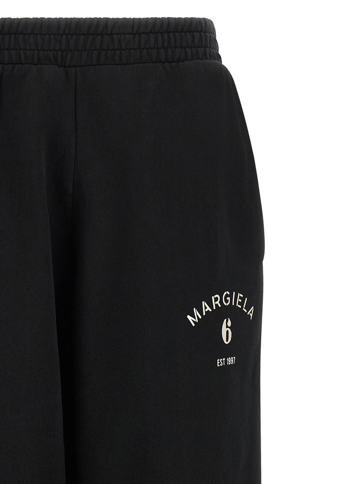 Mm6 Maison Margiela Split Joggers Pantaloni - Nero | af57835ea995d6ed911aed4af9a2d89049ce8f35