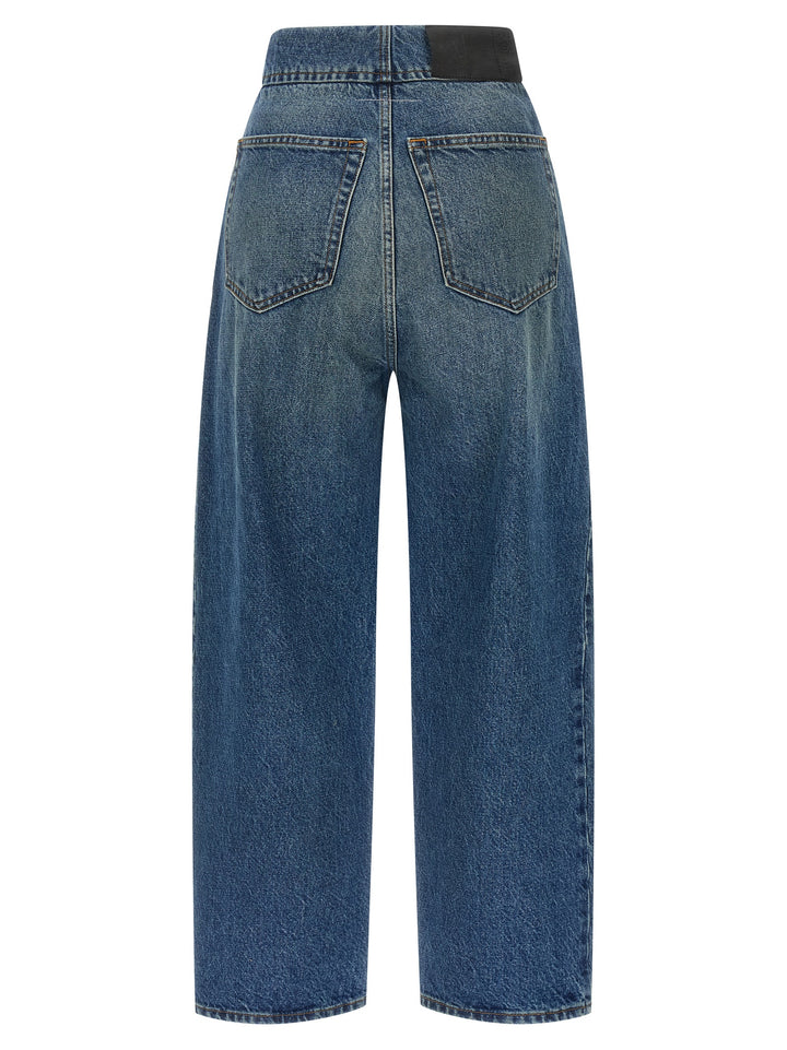 Mm6 Maison Margiela Straight Leg Jeans - Celeste | 3143e56a531e5c747e5ad4881d1c7d10081fbad2