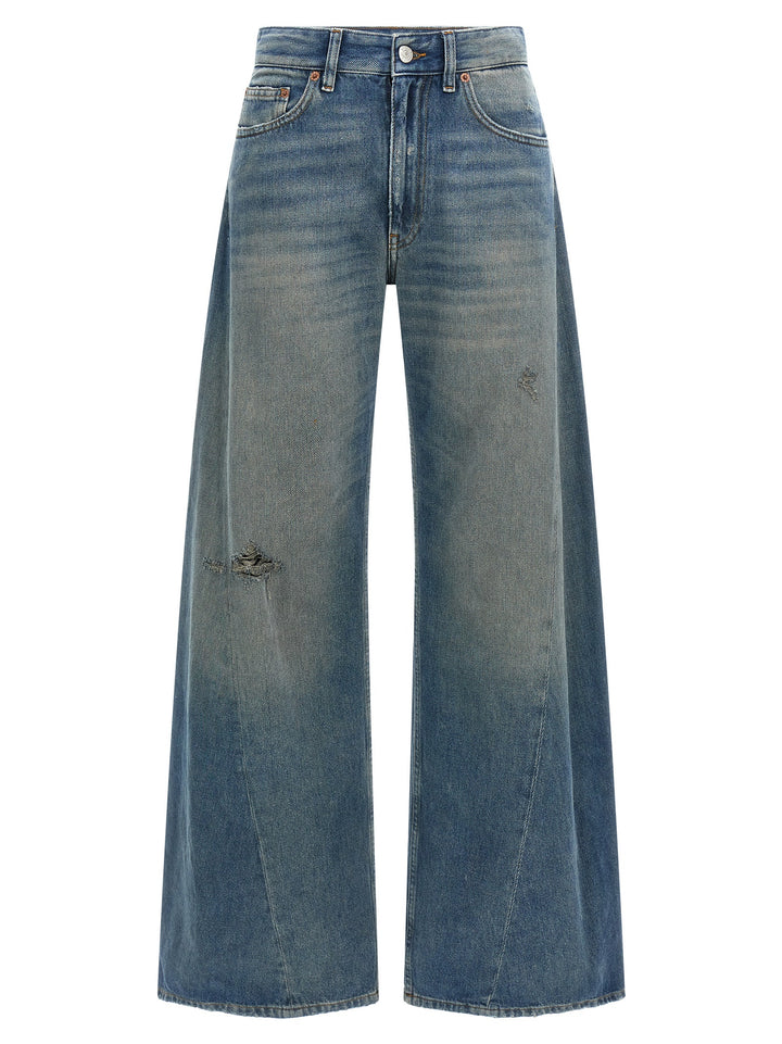 Mm6 Maison Margiela Wide Leg Jeans - Blu | 55d05c9d108492aba319c5a6bdc5e91b9acf8908
