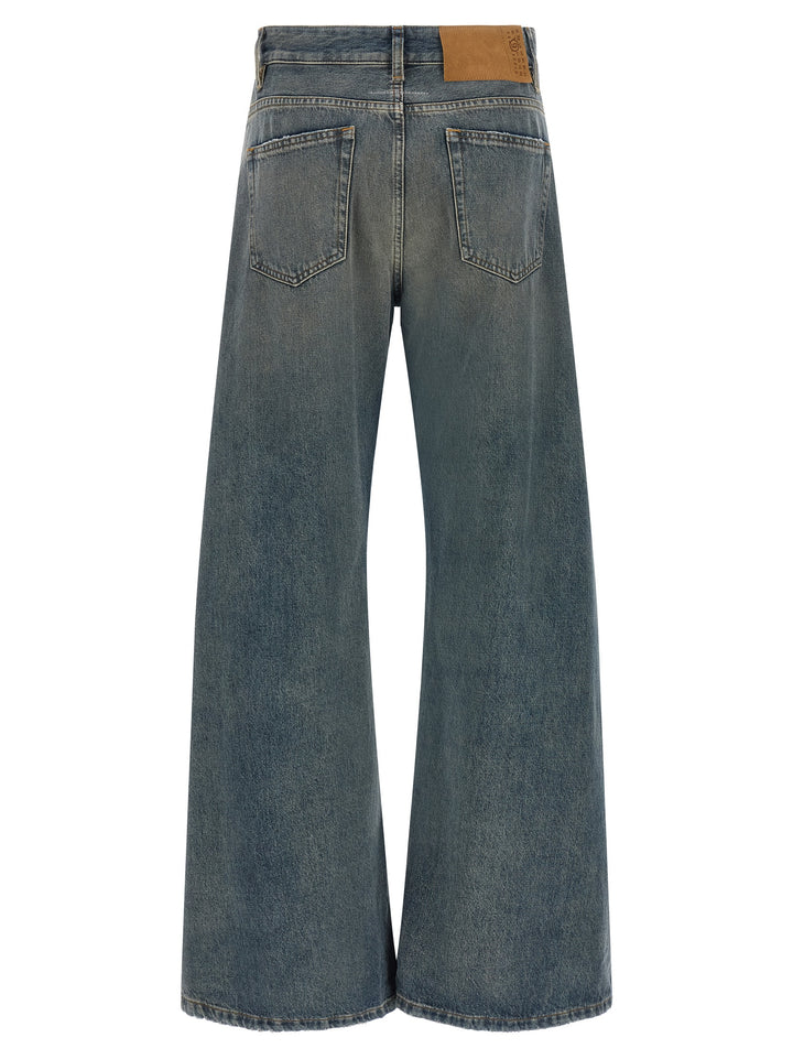 Mm6 Maison Margiela Wide-Leg Jeans - Blu | 50bbb2856176d2ed5c46ef77c2544d0e592876bc