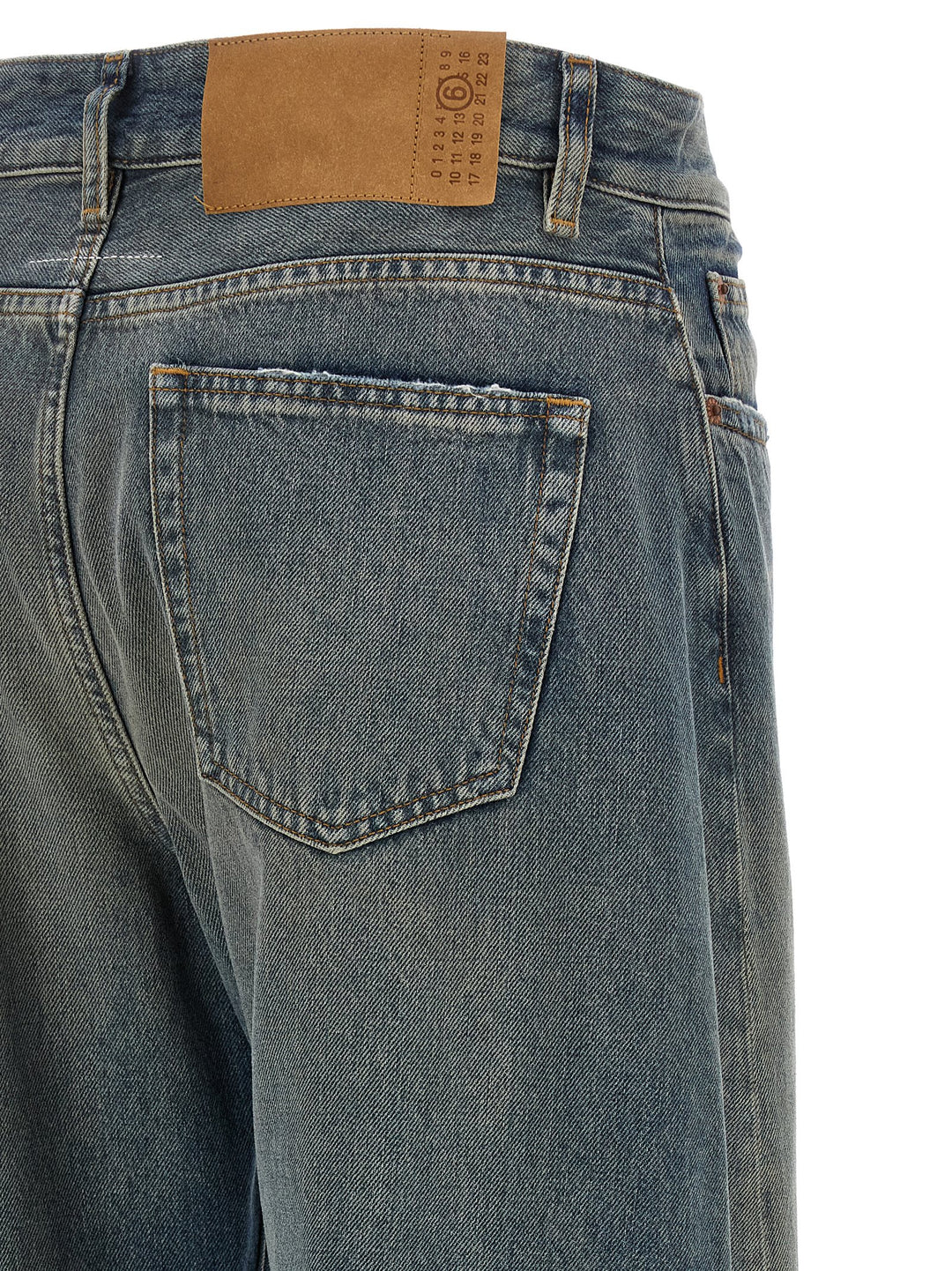 Mm6 Maison Margiela Wide-Leg Jeans - Blu | 3e2f9c76a2279a561c5821ba8384e6c79a87d23b