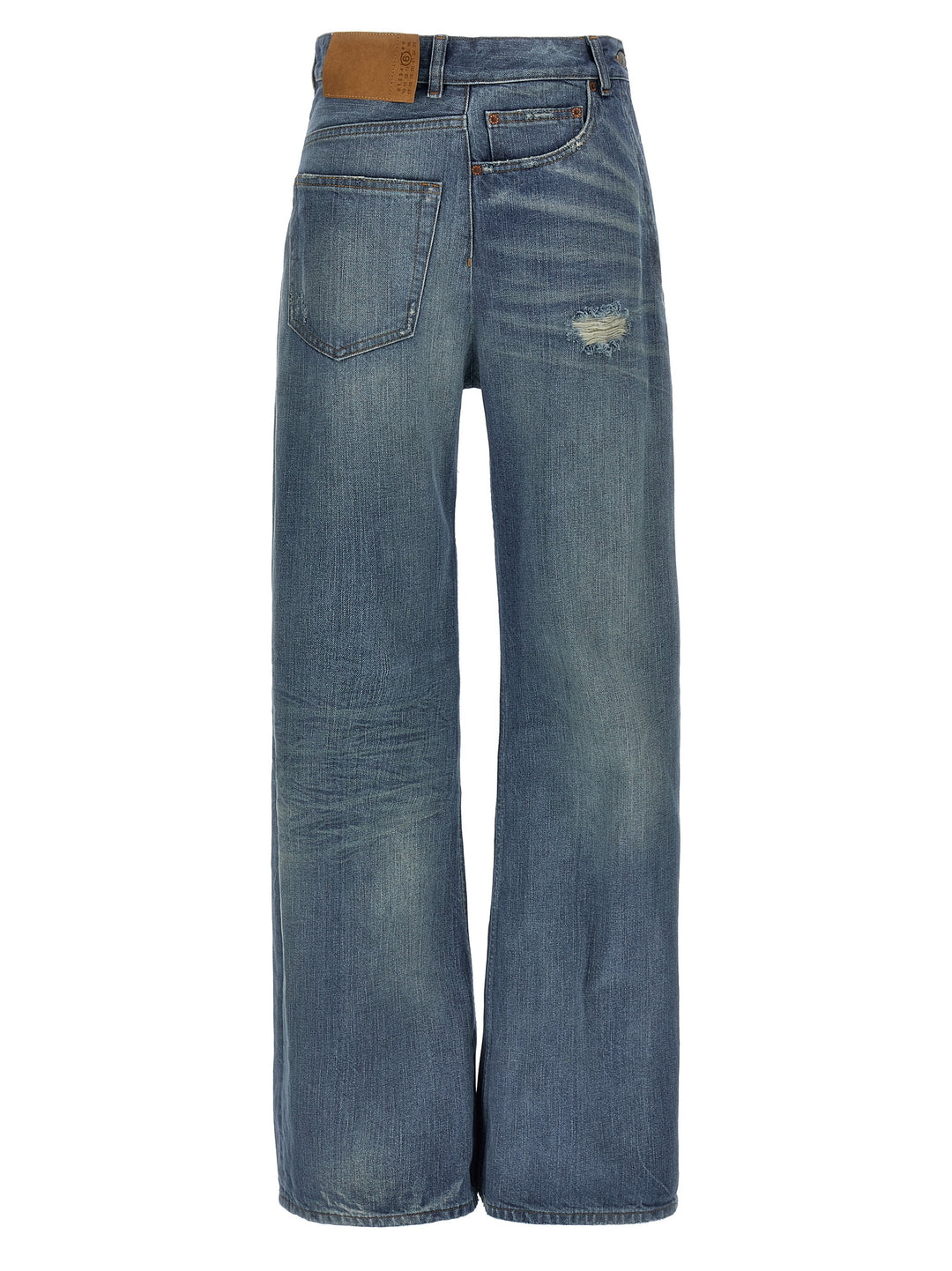 Mm6 Maison Margiela Twist Jeans - Blu | a0463ab74330a76ab5e81a5d5b3533133ac130f0